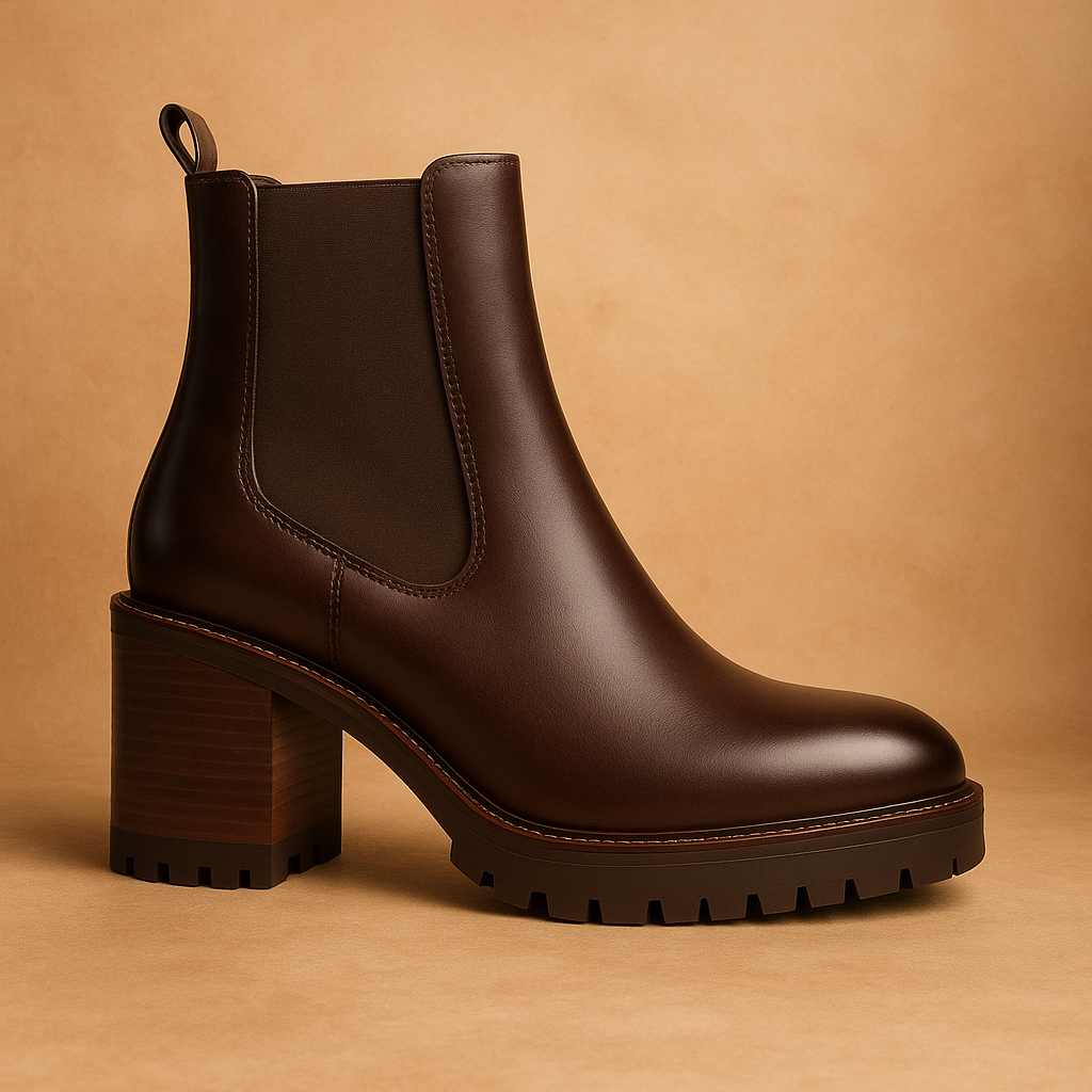 Knockout Stylish Block Heel Chelsea Boots-The Boston Boots