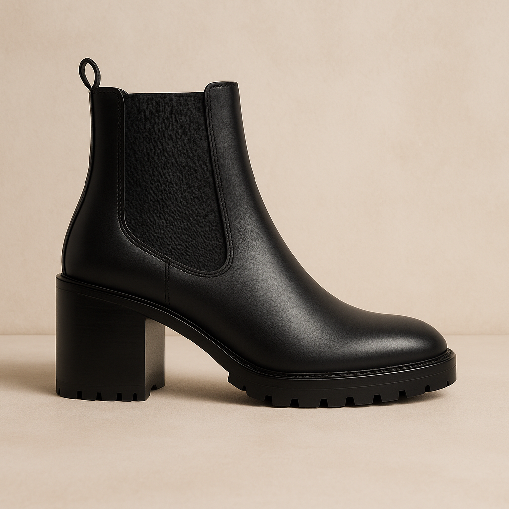 Knockout Stylish Block Heel Chelsea Boots-The Boston Boots