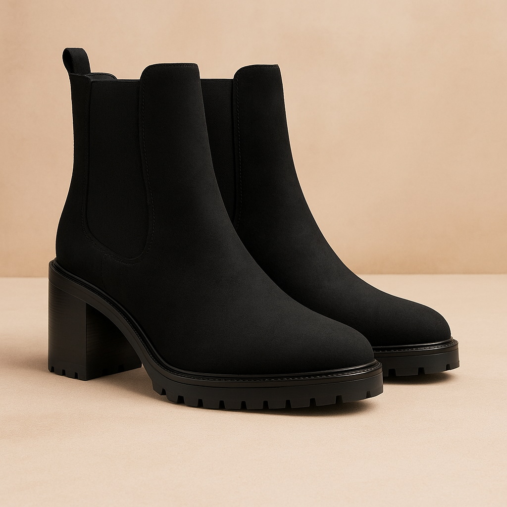 Knockout Stylish Block Heel Chelsea Boots-The Boston Boots
