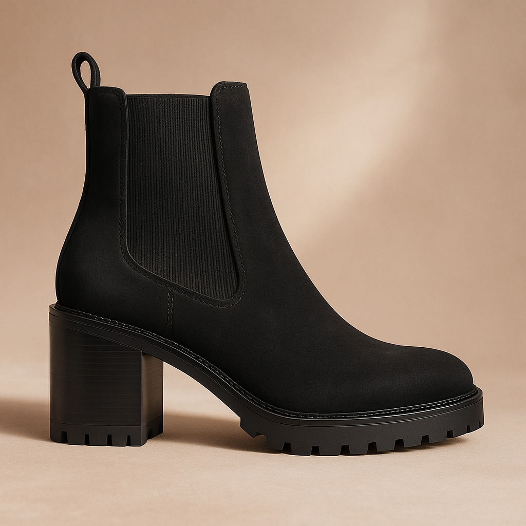 Knockout Stylish Block Heel Chelsea Boots-The Boston Boots