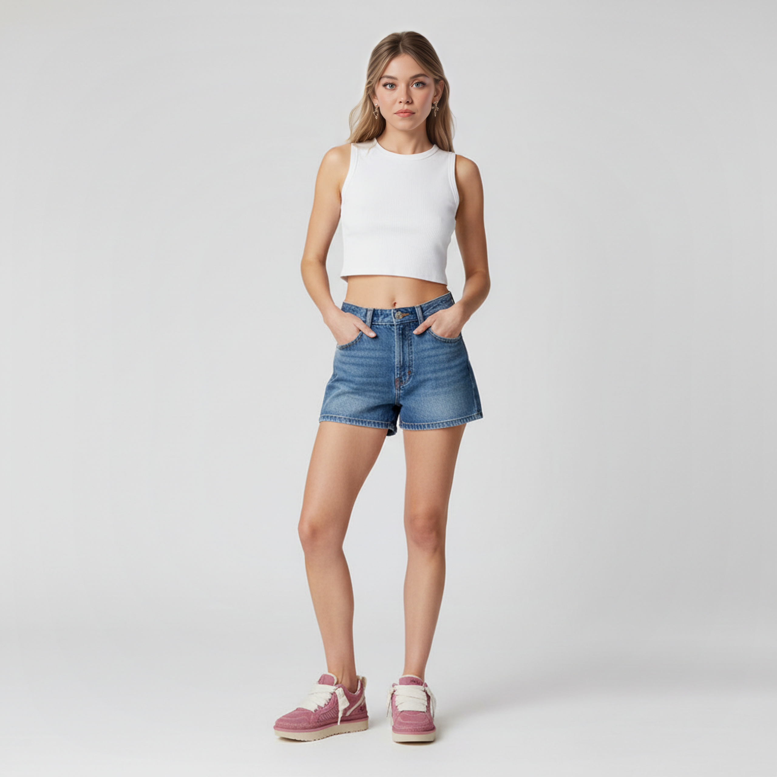 Lowmel Meadow Embroidered Casual Lace Sneaker