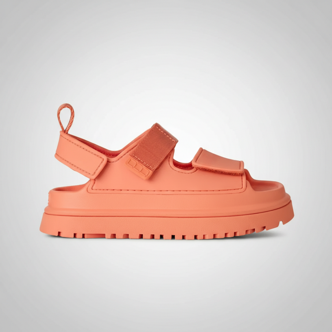 GoldenGlow Platform Strap Sandal