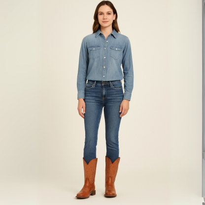 Western Square Toe Performance Boot - The Boston Boots