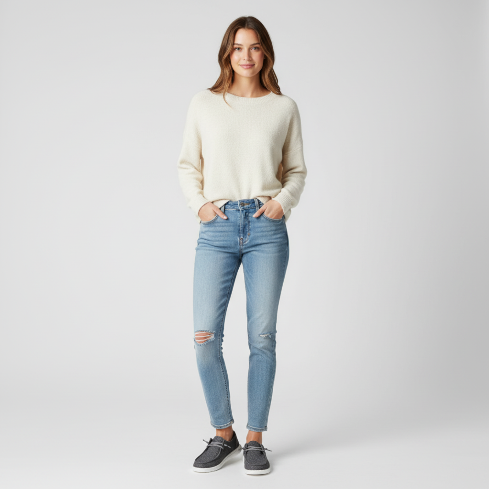 Stardust Glitter Slip On Casual Shoes For Women