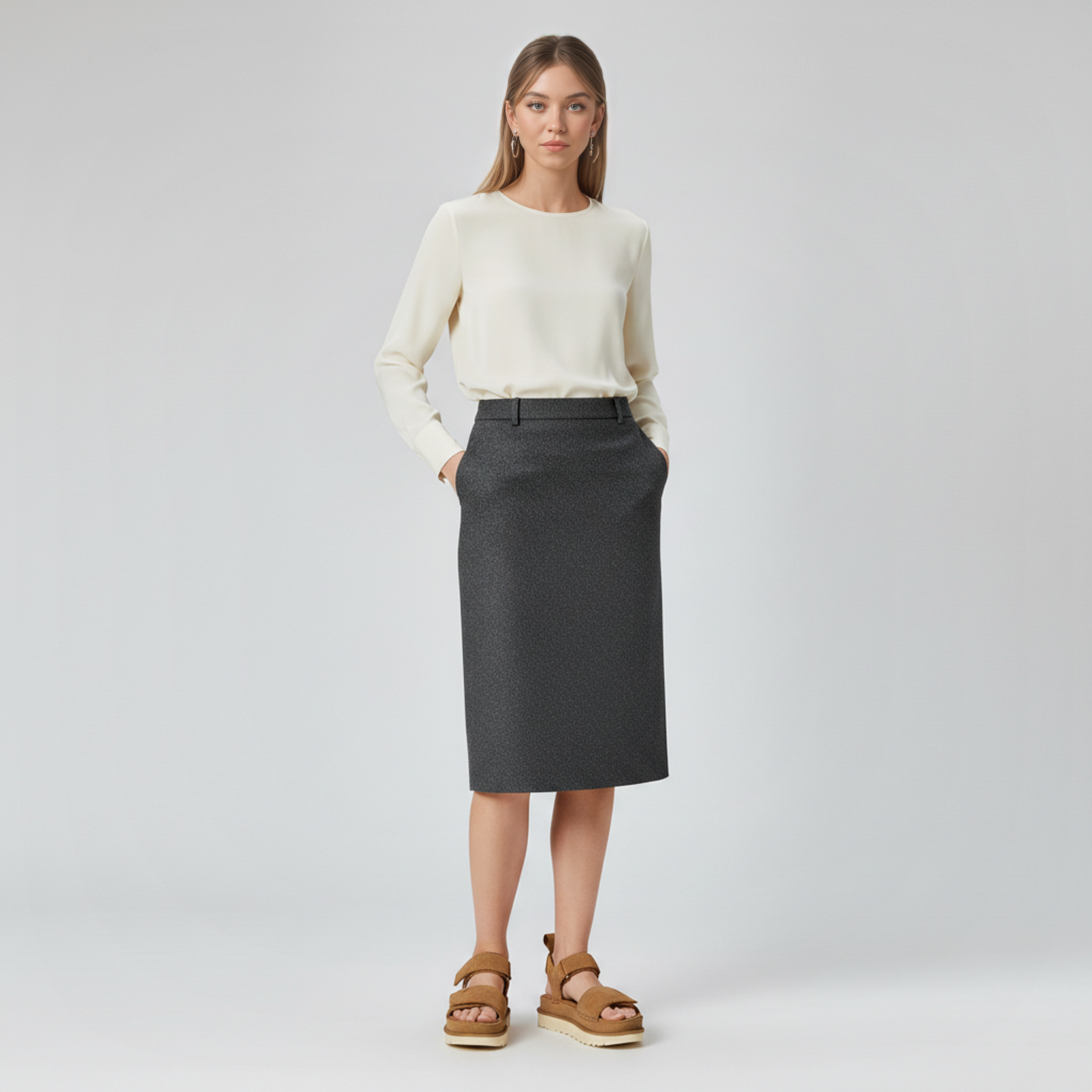 Goldenstar Suede Hook Loop Sandal