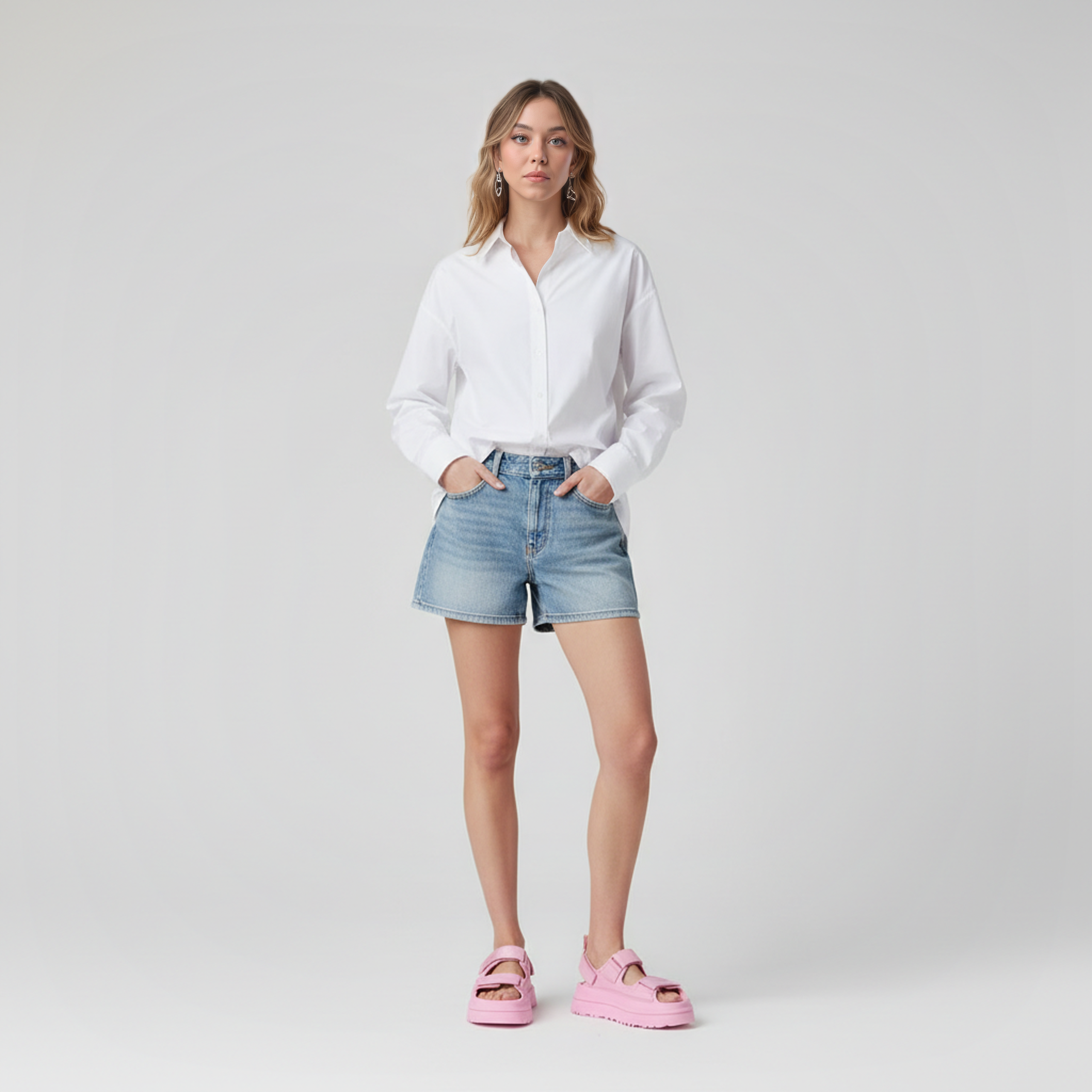 GoldenGlow Platform Strap Sandal