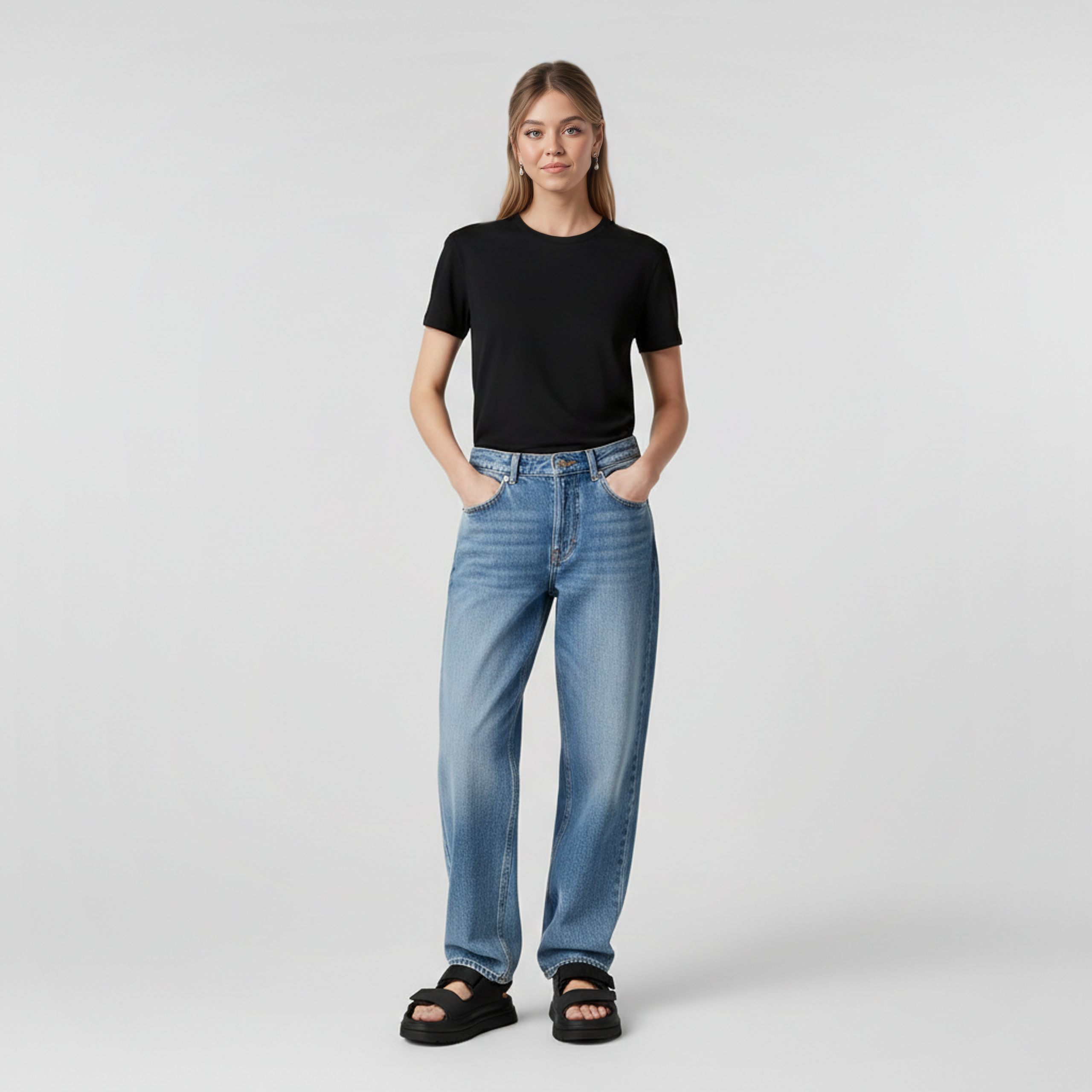 GoldenGlow Platform Strap Sandal