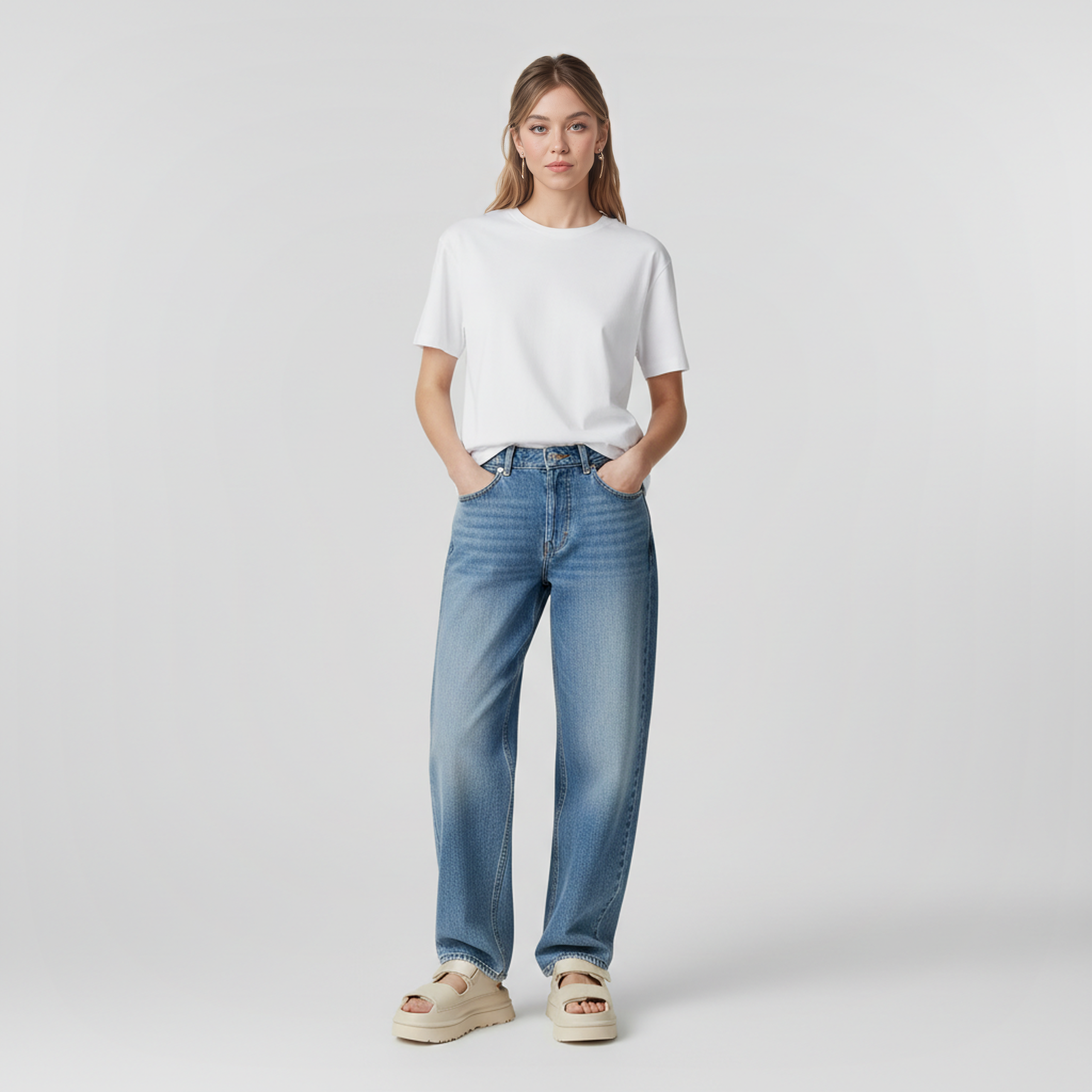 GoldenGlow Platform Strap Sandal