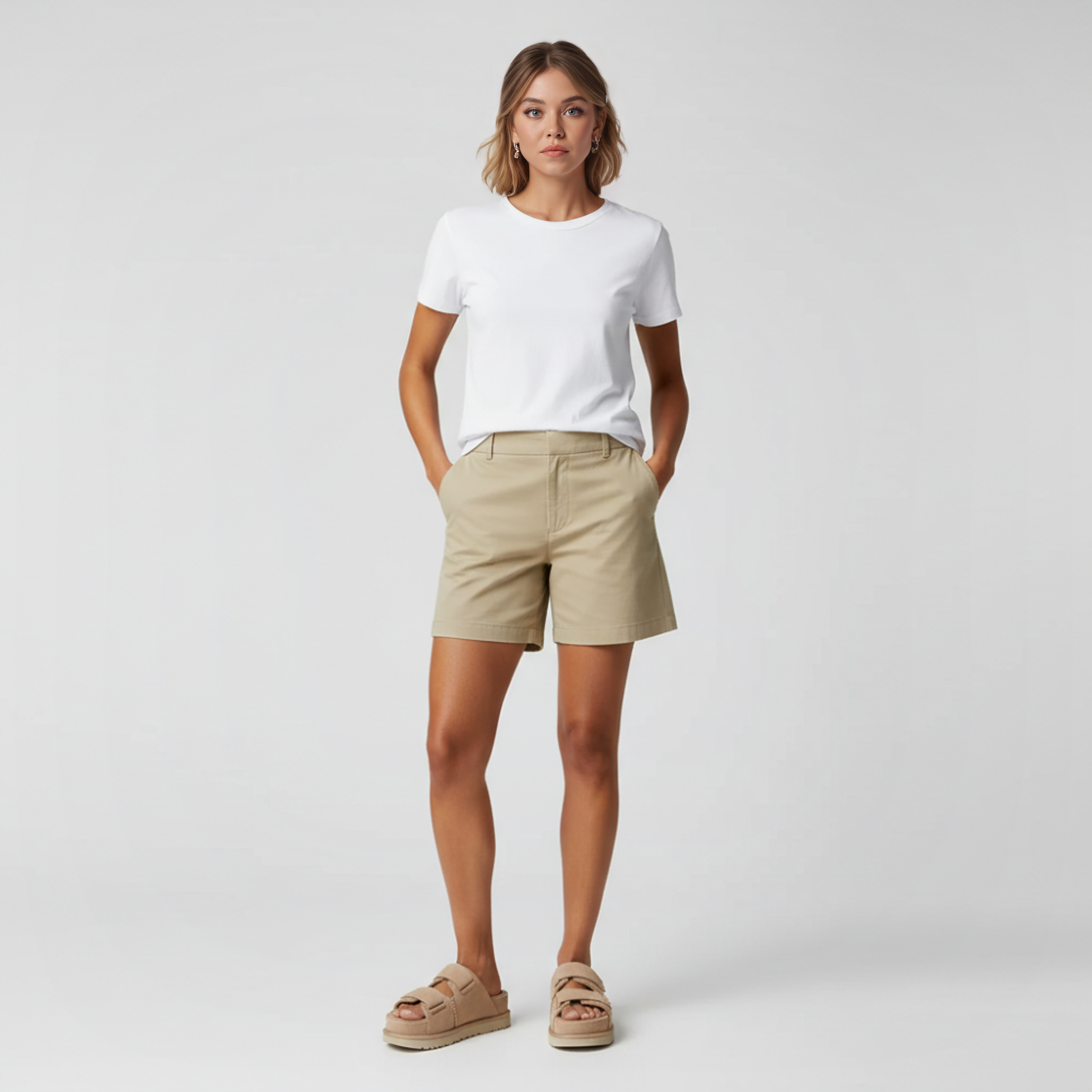 Goldenstar Platform Slide Sandals