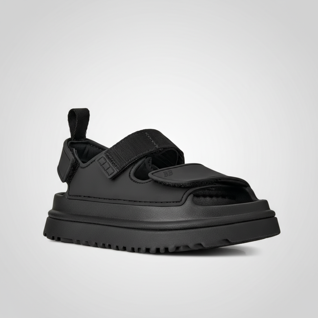 GoldenGlow Platform Strap Sandal