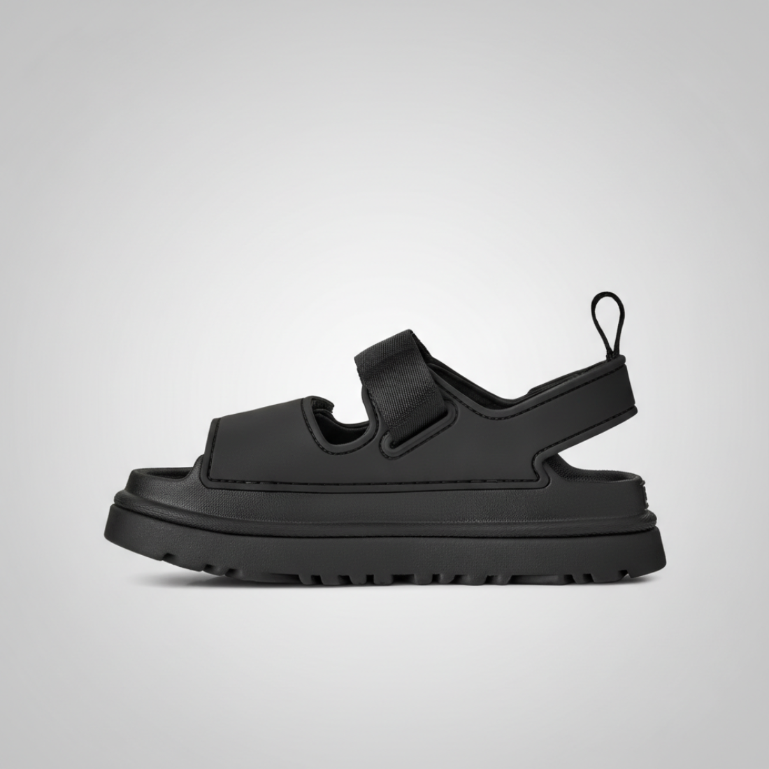 GoldenGlow Platform Strap Sandal