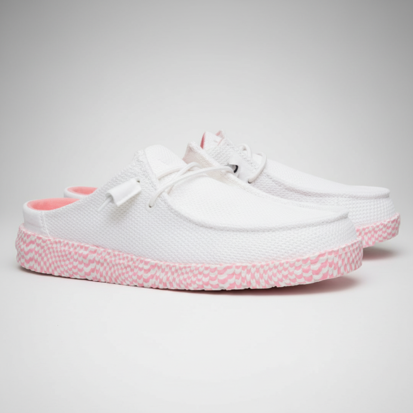 Slip On Warped Geo Casual Mule Shoes For Women