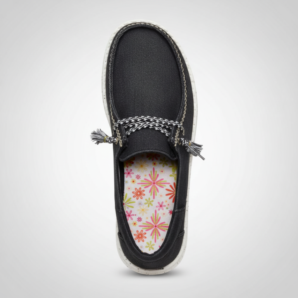 Funk Embroidered Floral Casual Shoes For Women