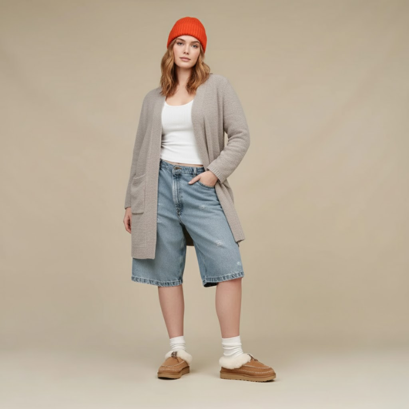 Tasman Alpine Suede Platform Slip On Slipper