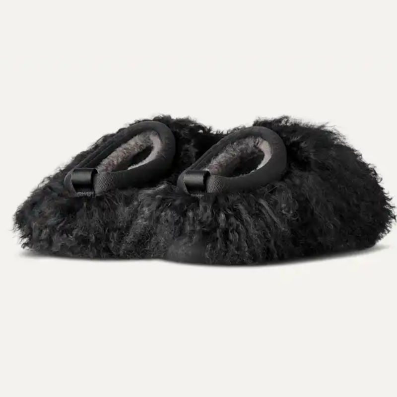 Tazz Fluff Momma Platform Sheepskin Slipper