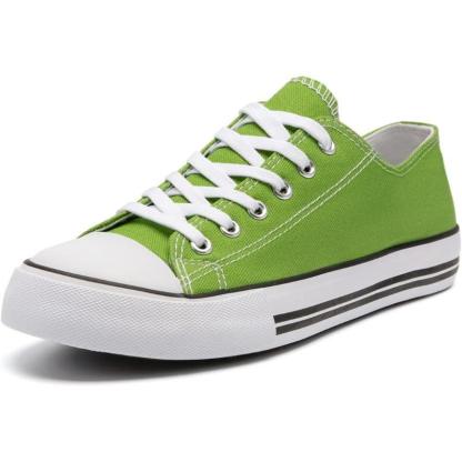 Solid Color Canvas Lace Up Shoes For Men - The Boston Boots