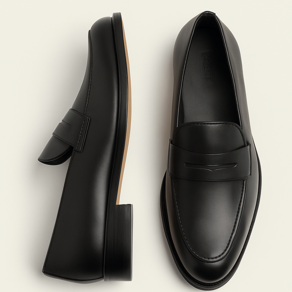 Full Grain Leather Loafers-The Boston Boots