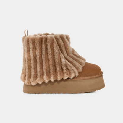 Warm Plush Platform Boots For Women - The Boston Boots