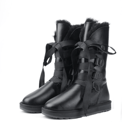 High Ankle Waterproof Snow Boots - The Boston Boots