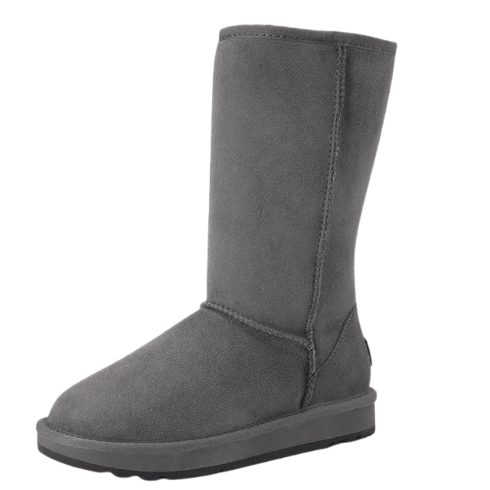 Tall Fur Snow Boots-The Boston Boots