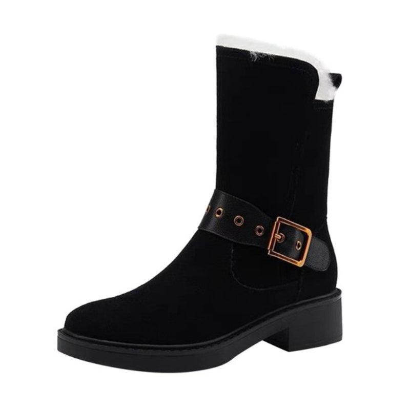Plush Warm Ankle Chelsea Boots - The Boston Boots