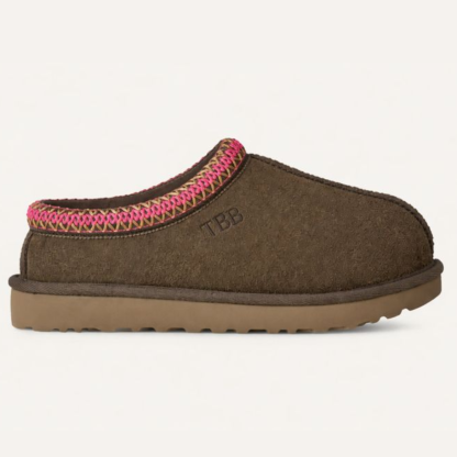 Tasman II Suede Slip On Platform Slipper