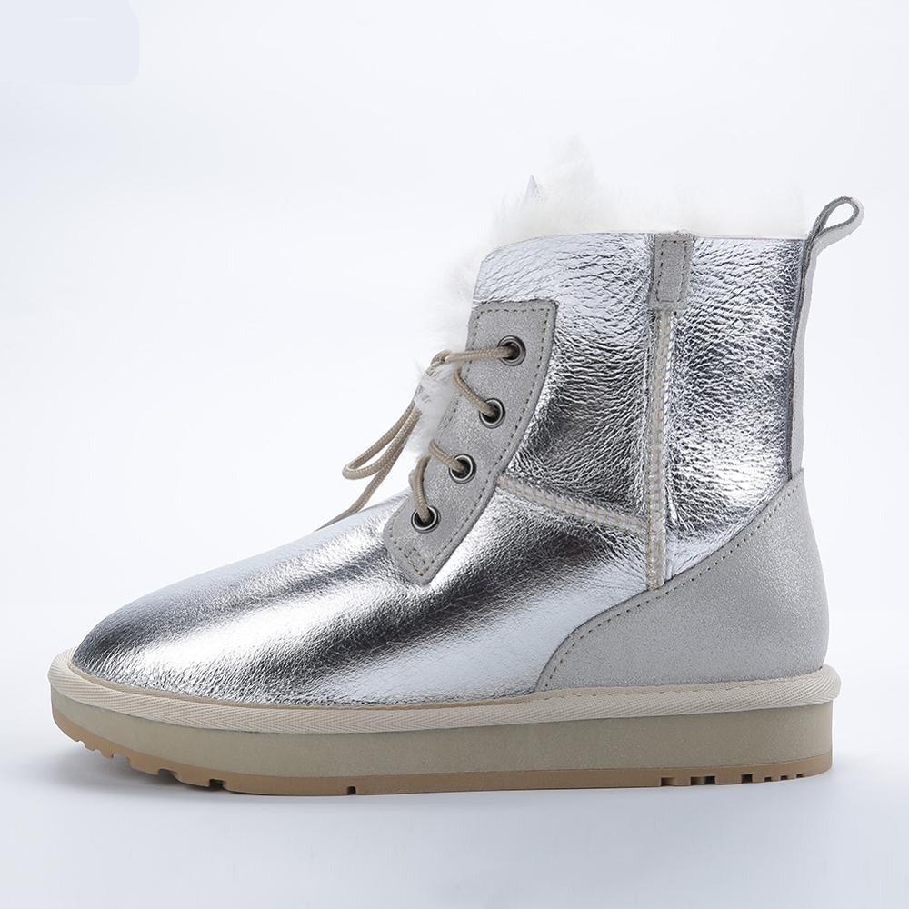 Short Ankle Casual Winter Snow Boots - The Boston Boots