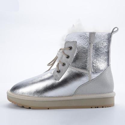Short Ankle Casual Winter Snow Boots - The Boston Boots