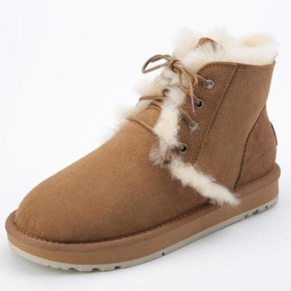 Women Short Ankle Winter Snow Boots - The Boston Boots