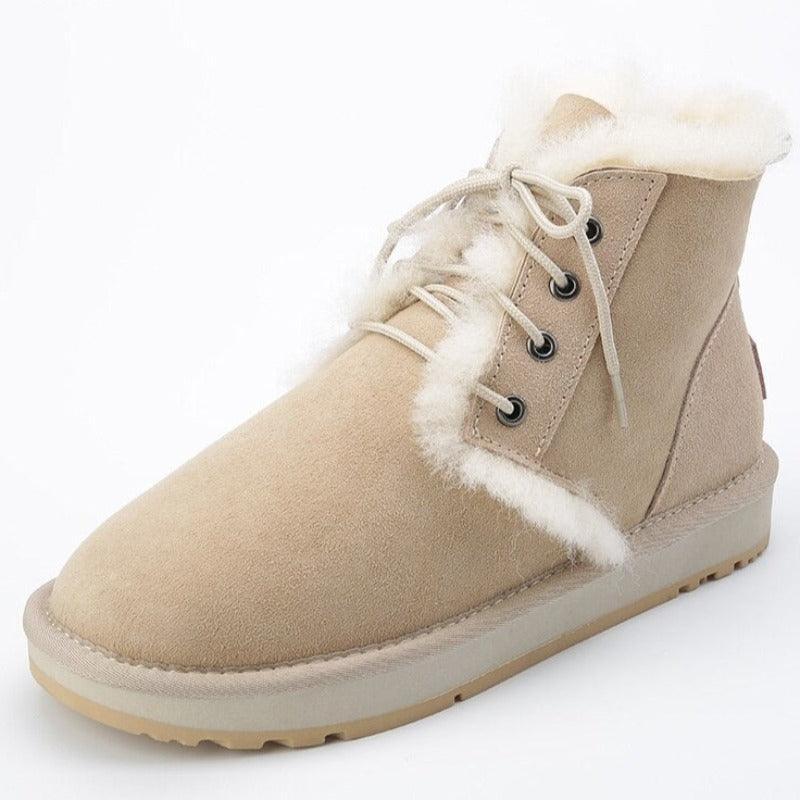 Women Short Ankle Winter Snow Boots - The Boston Boots