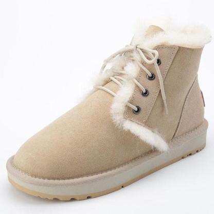 Women Short Ankle Winter Snow Boots - The Boston Boots