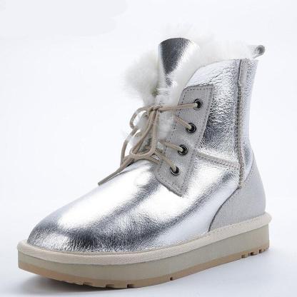 Short Ankle Casual Winter Snow Boots - The Boston Boots