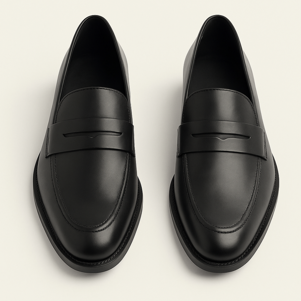 Full Grain Leather Loafers-The Boston Boots