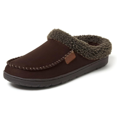 Soft Suede Slip On Slippers For Men