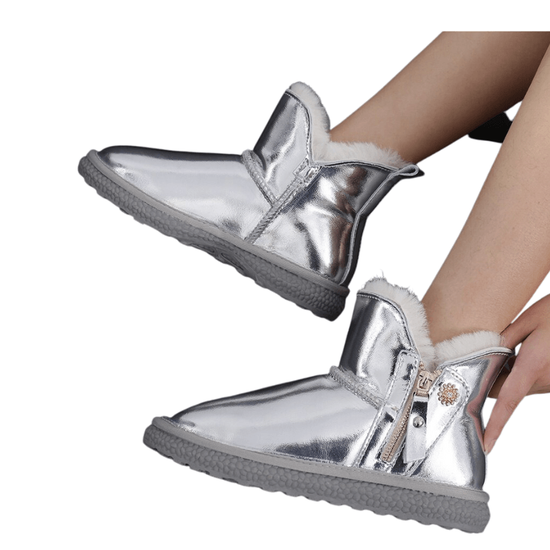 Fur Lined Leather Boots-The Boston Boots