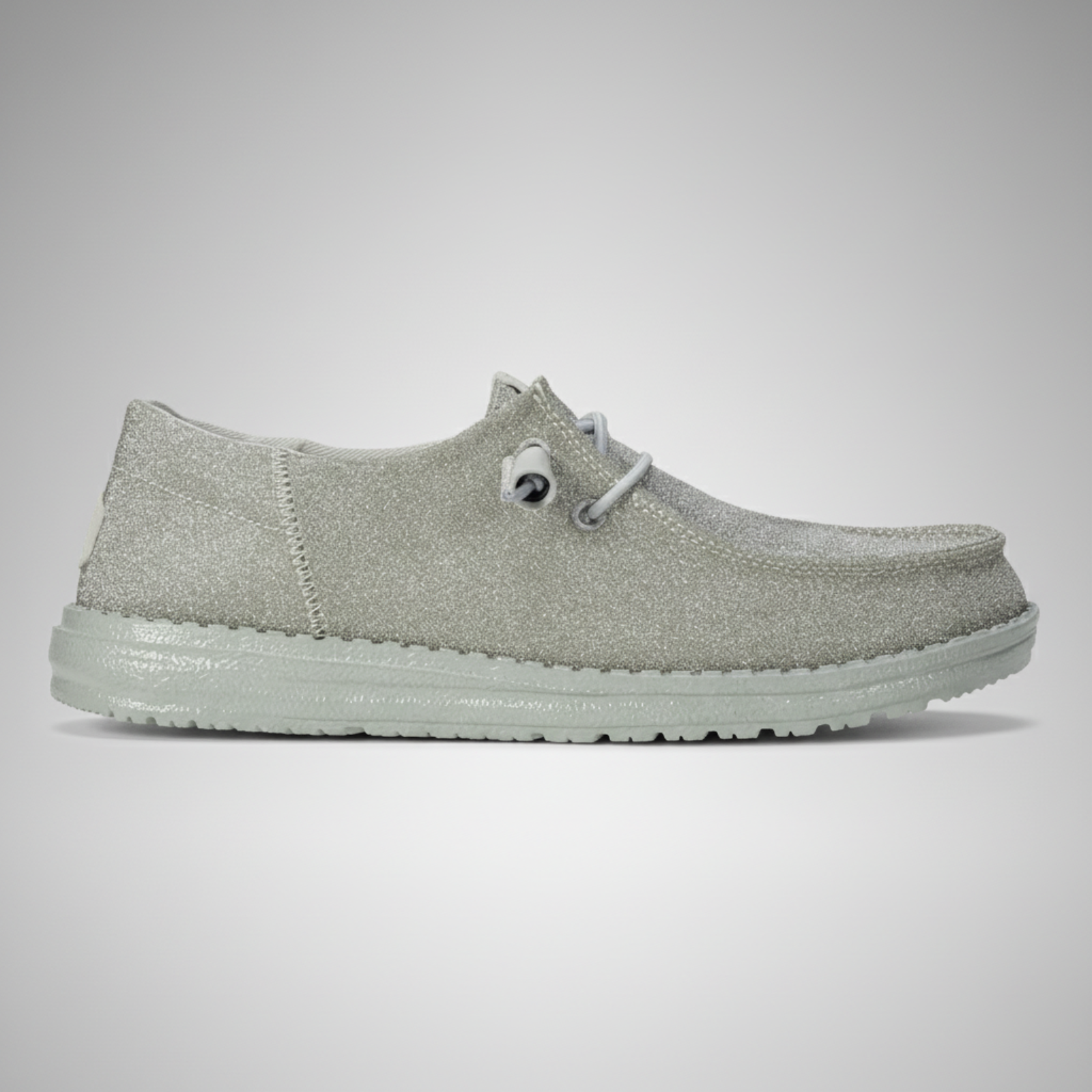 Sparkle Knit Slip On Casual Comfort Shoes For Women