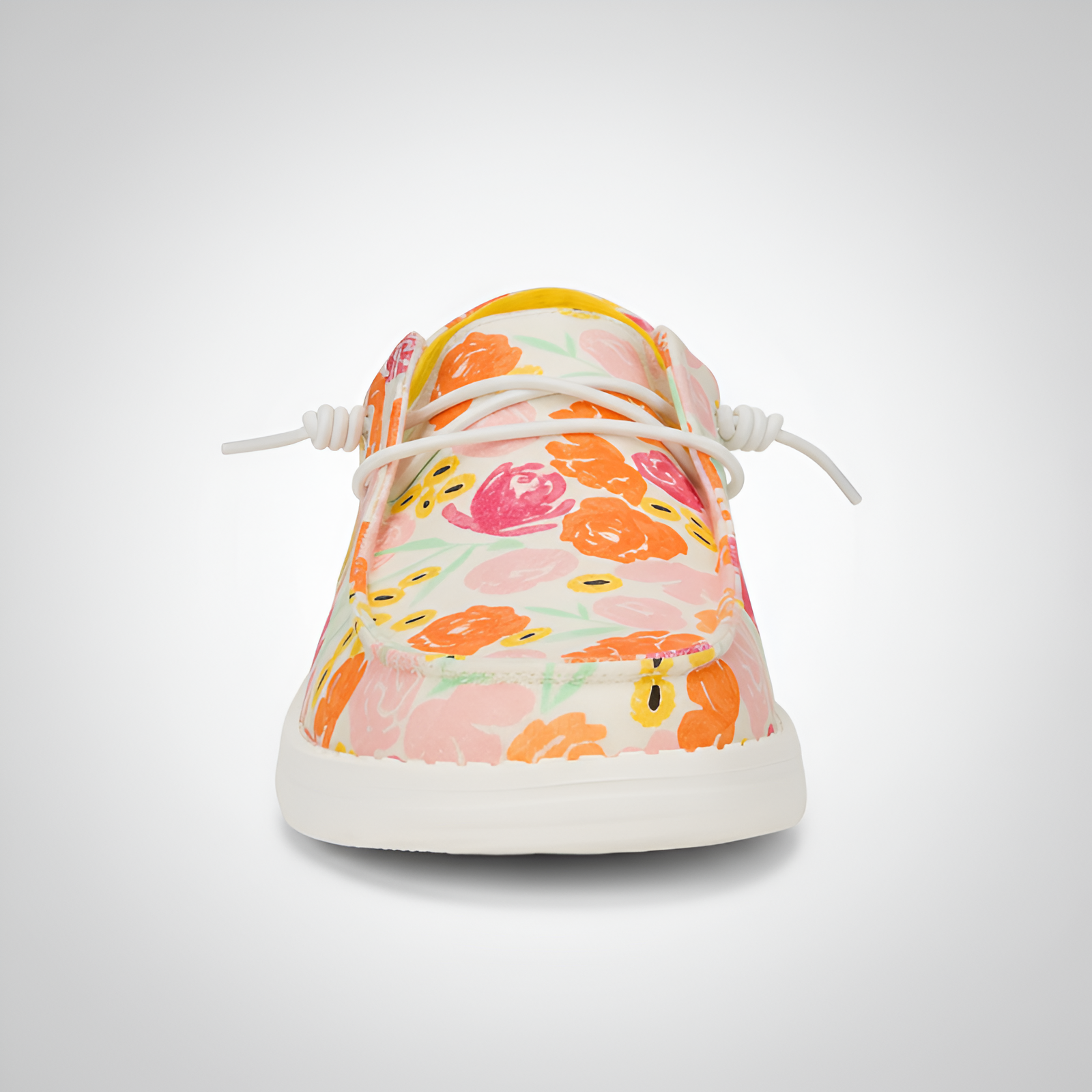 Watercolor Floral Slip On Comfort Shoes For Women