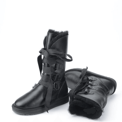 High Ankle Waterproof Snow Boots - The Boston Boots
