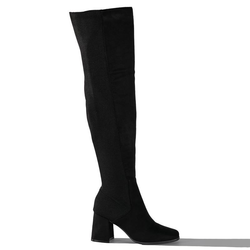 High Plain Suede Boots With Comfortable Fit For Women