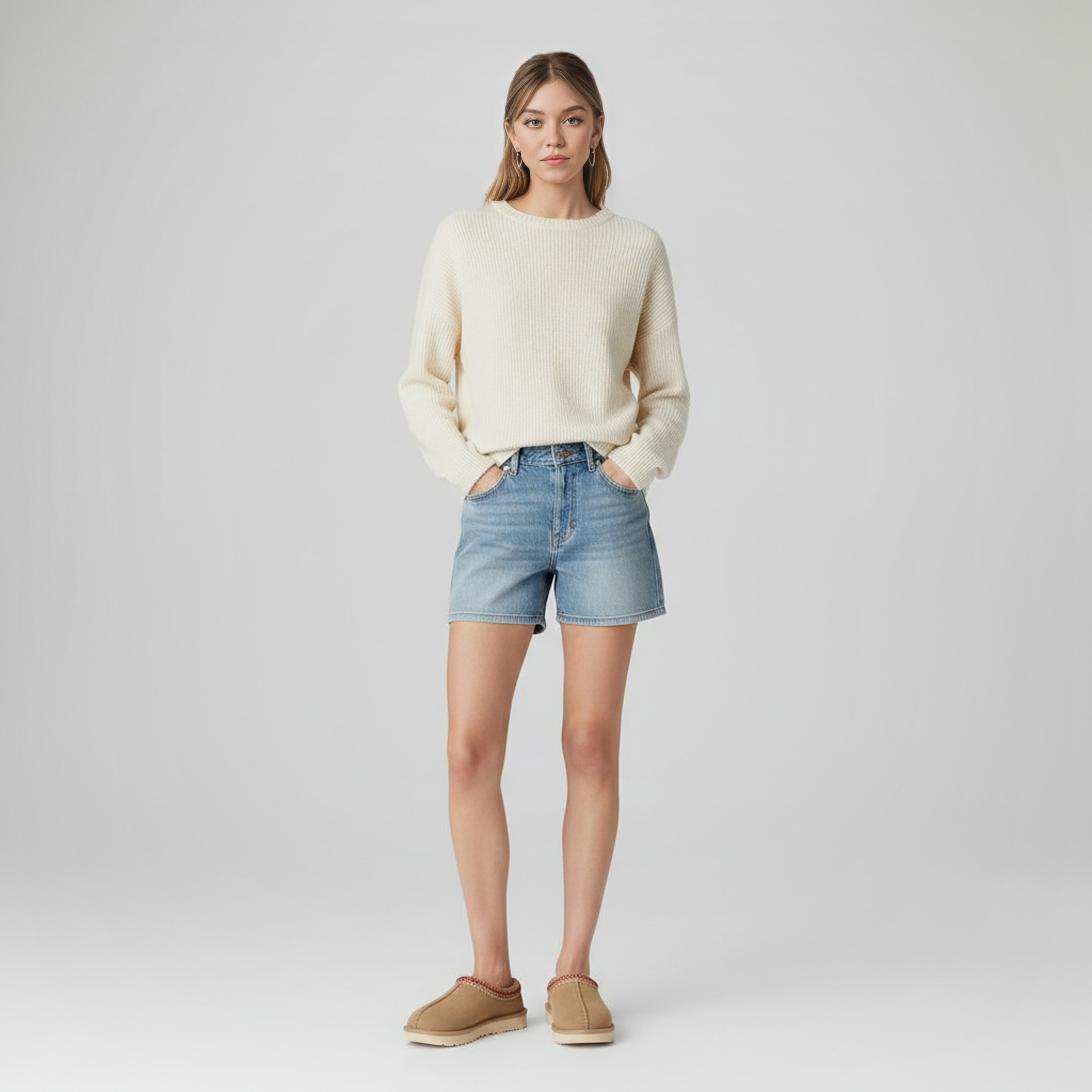 Tasman II Suede Slip On Platform Slipper