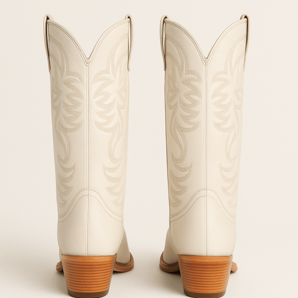 The Annie Embroidered Cowgirl Boots-The Boston Boots