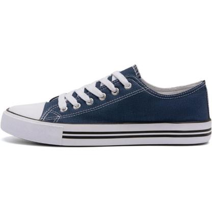 Solid Color Canvas Lace Up Shoes For Men - The Boston Boots