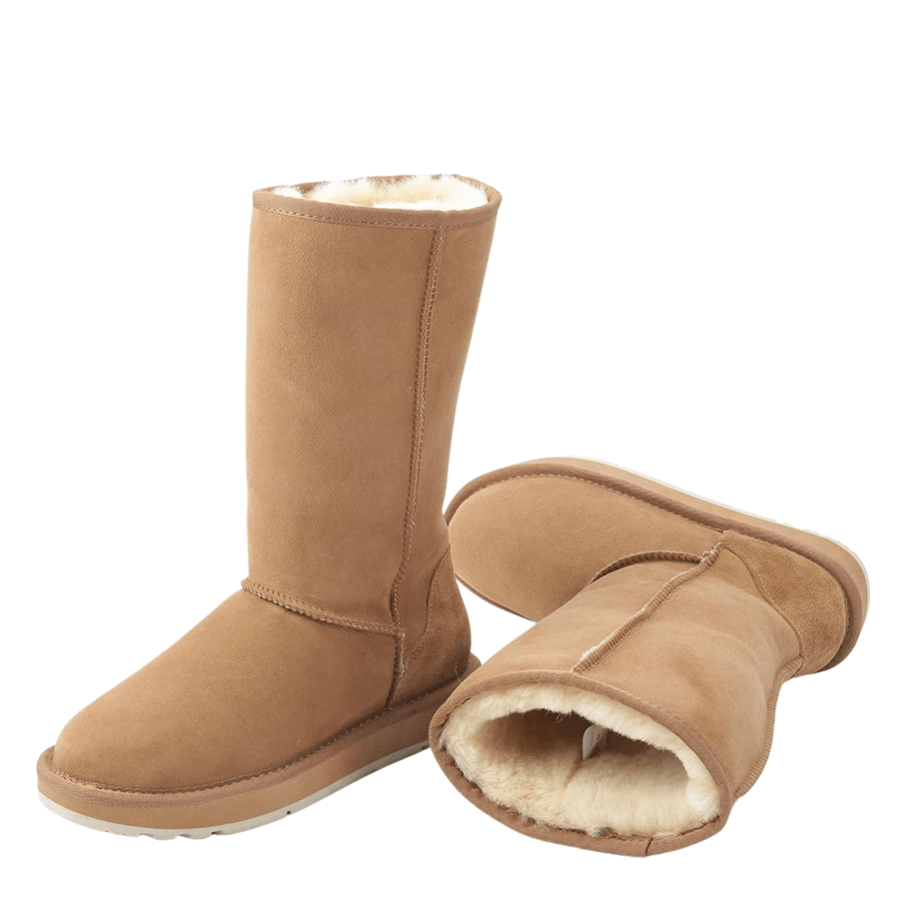 Tall Fur Snow Boots-The Boston Boots