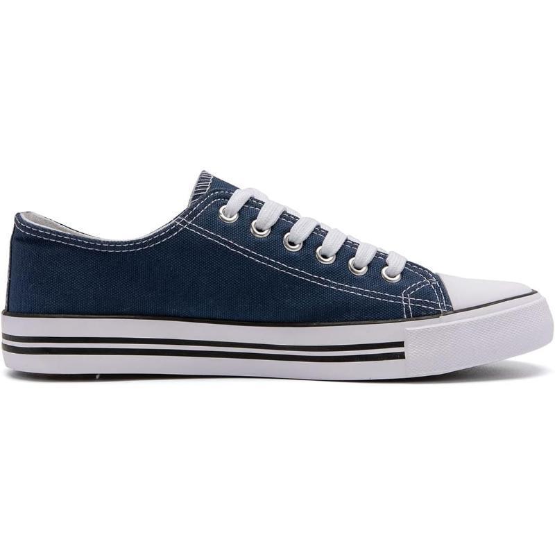 Solid Color Canvas Lace Up Shoes For Men - The Boston Boots