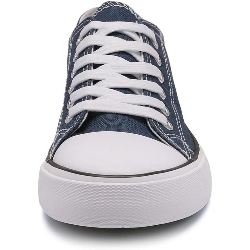 Solid Color Canvas Lace Up Shoes For Men - The Boston Boots