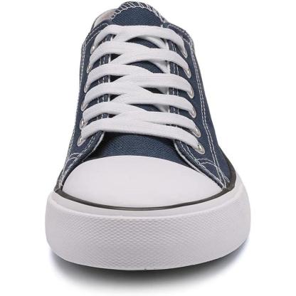 Solid Color Canvas Lace Up Shoes For Men - The Boston Boots