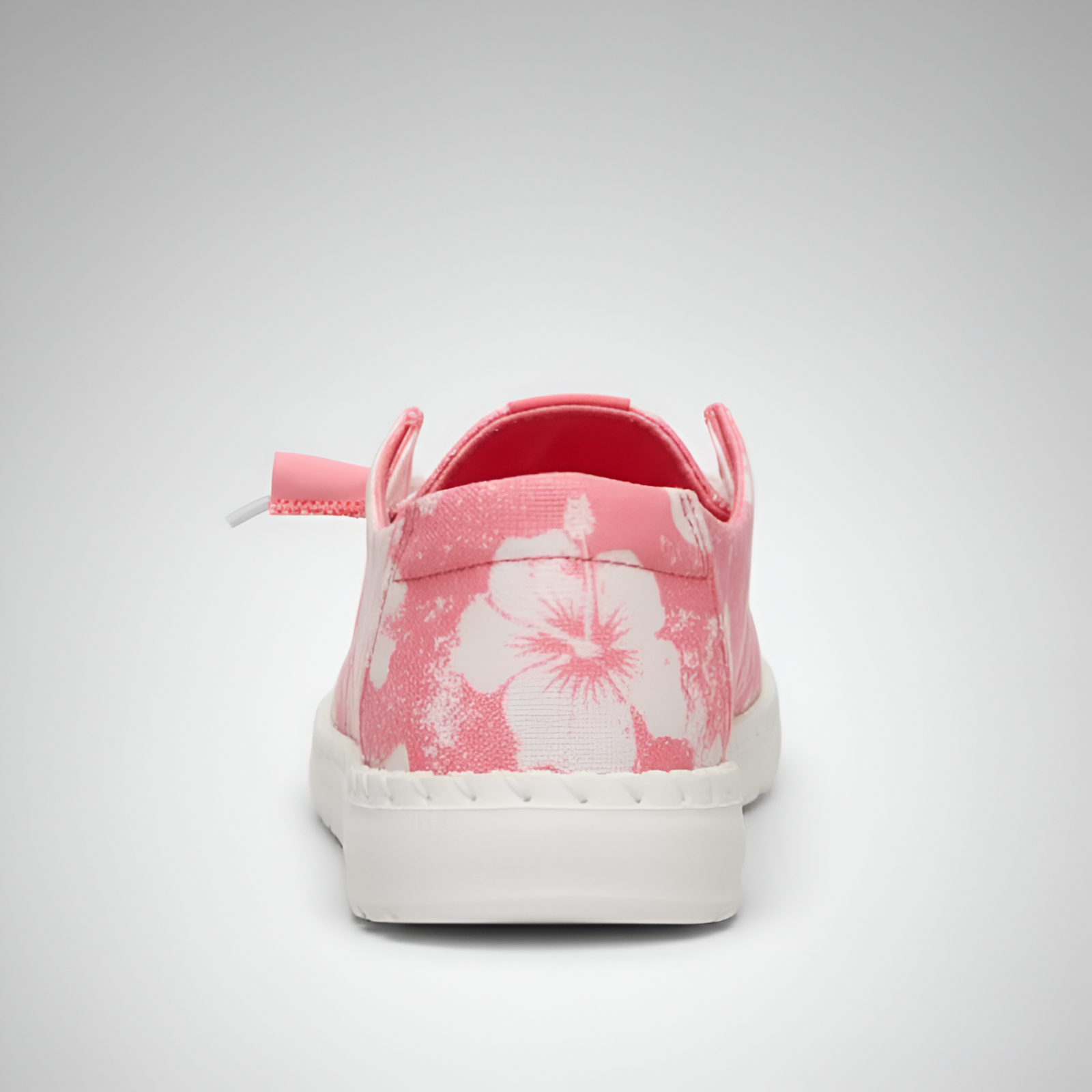 Hawaiian Floral Lace Up Walking Shoes For Women