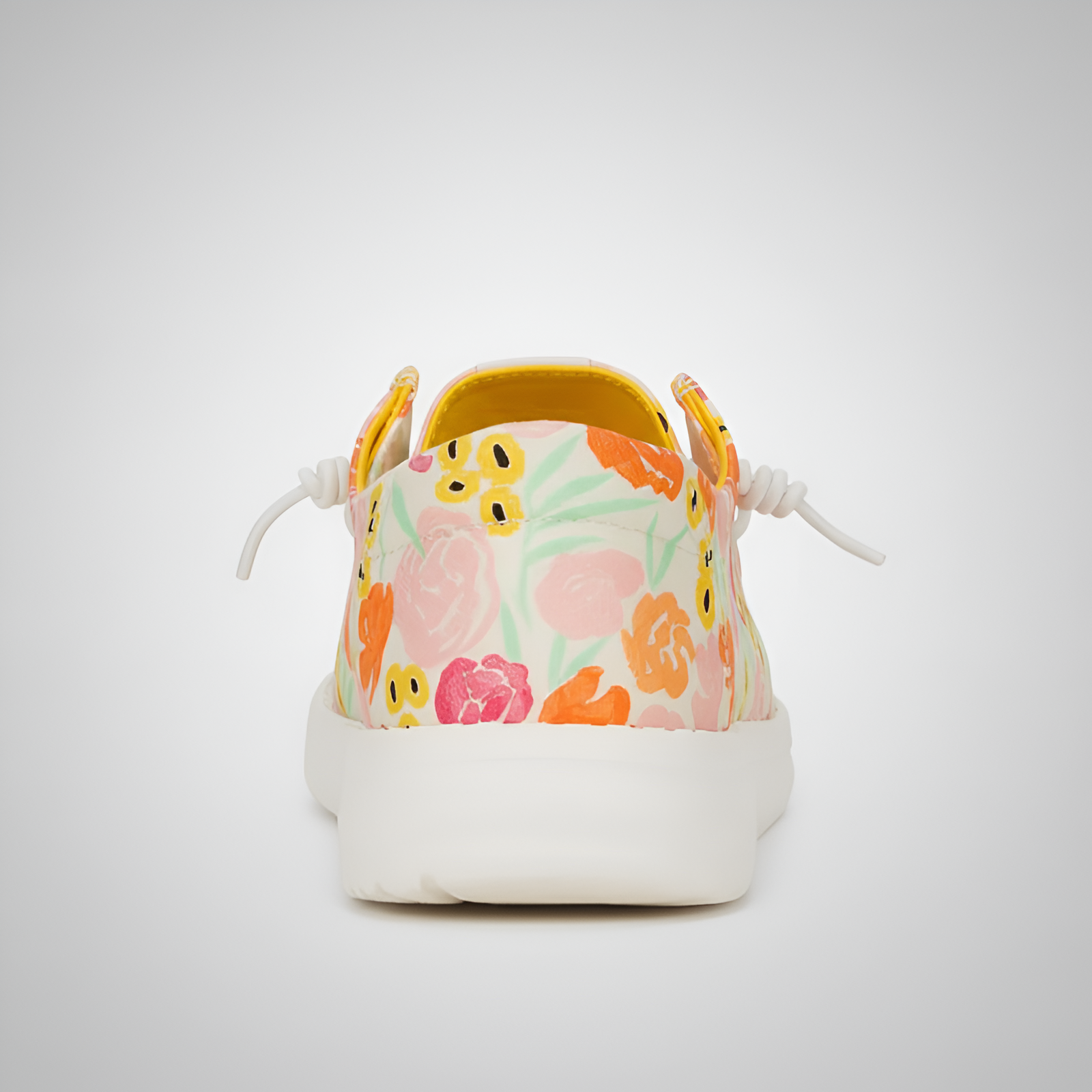 Watercolor Floral Slip On Comfort Shoes For Women