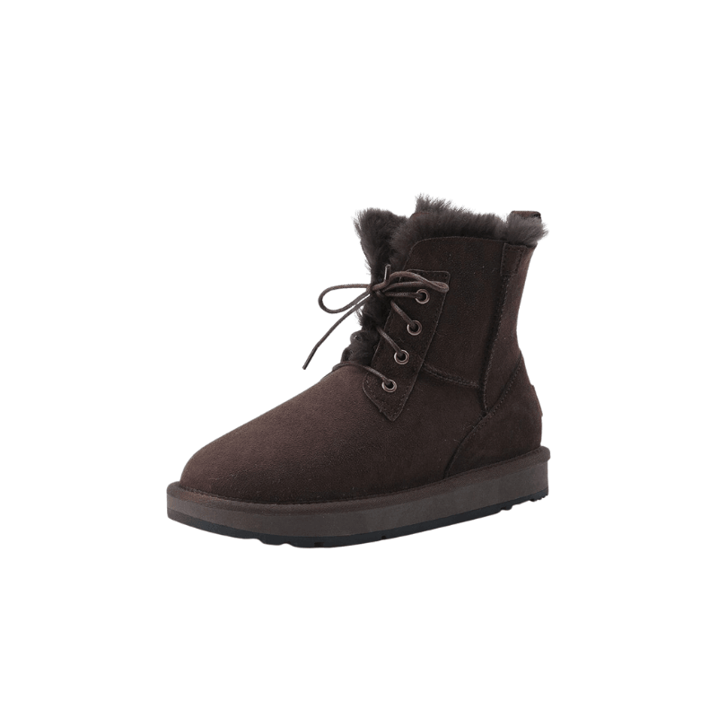 Short Fur Winter Boots-The Boston Boots