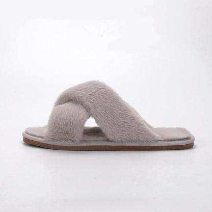 Plush Fur Casual Winter Slippers - The Boston Boots